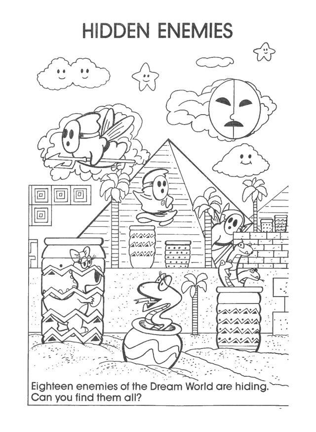 nintendo coloring pages free - photo #30
